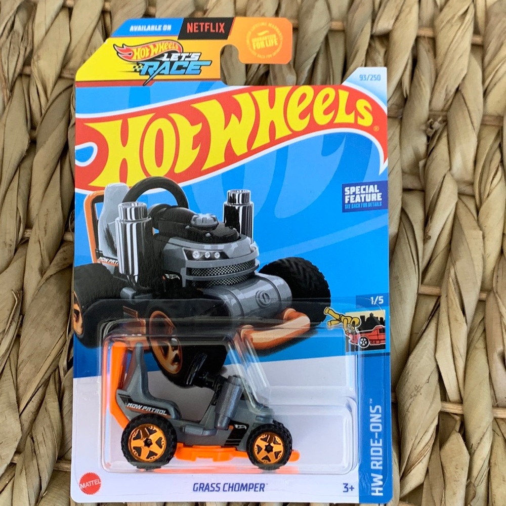 Hot Wheels Grass Chomper Mow Patrol Lawn Mower Hotwheels Lets Race 2024 Netflix